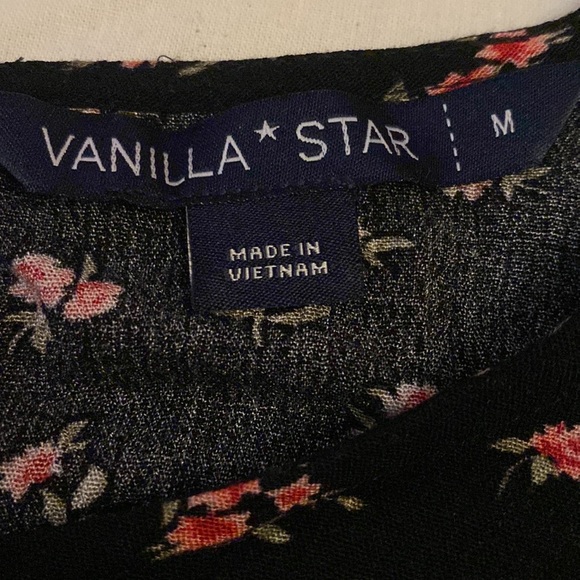 Vanilla Star Floral Boho Cropped Blouse - Picture 12 of 14